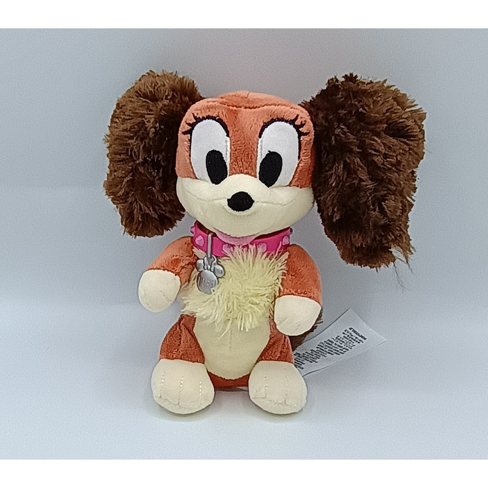 6.5" Disney Store MINNIE MOUSE PET Plush FIFI Pekingese DOG 8